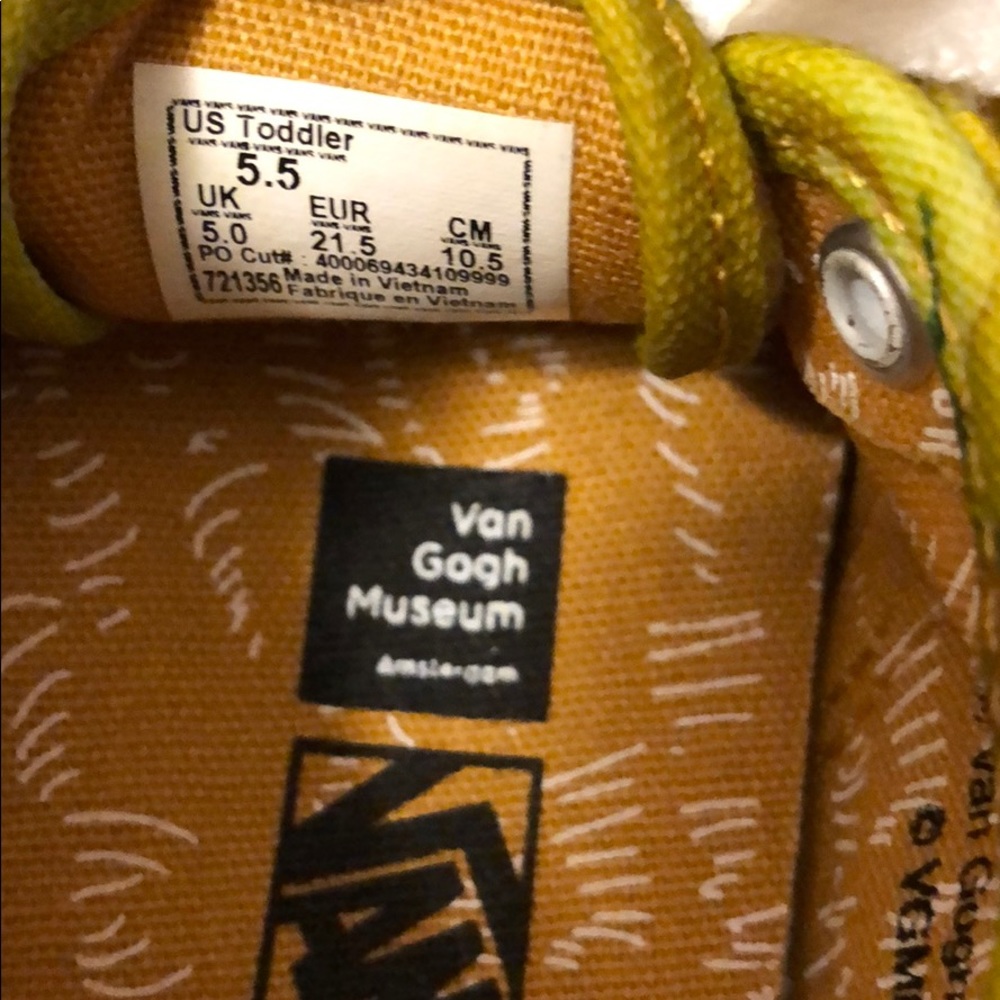 Vans authentic Vincent Van Gogh sunflowers - Picture 6 of 7